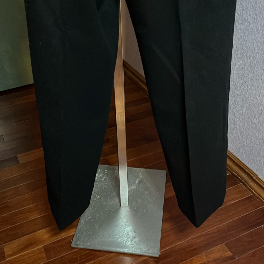 Vtg Pendleton 100%Virgin Wool Black Lined Pants S… - image 7